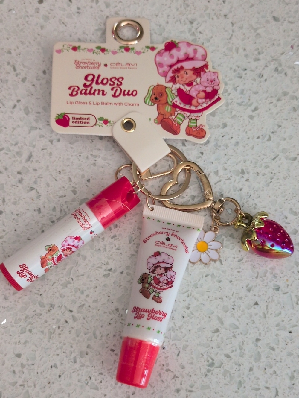 Strawberry Shortcake Gloss Balm Duo - Pink